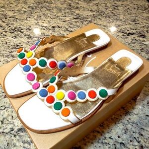 New Christian Louboutin Smarta Slide Sandal size 37